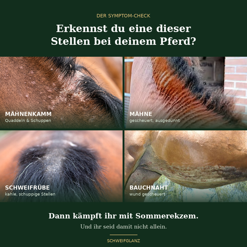 Schweifglanz Ekzem-Sofort-Set – Pflegecreme + Citronella-Spray