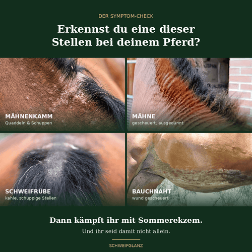 Schweifglanz Ekzem-Sofort-Set – Pflegecreme + Citronella-Spray